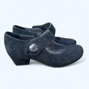 Ara Mary Jane Pump Black Women's US 8.5 Comfort Shoes Dressy Preppy